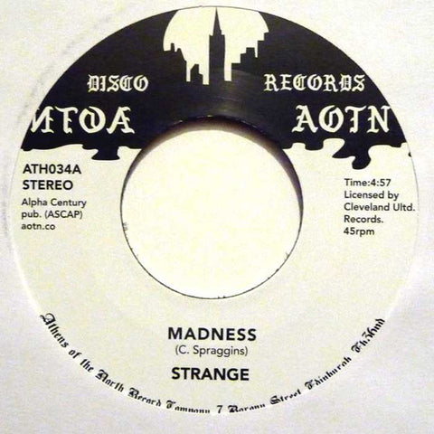 Strange ‎– Madness Athens Of The North ‎– ATH 034