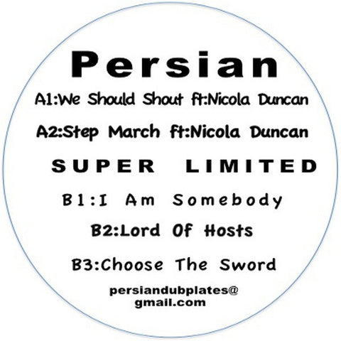 Persian ‎– We Should Shout 12" Existence Is Resistance ‎– ER005