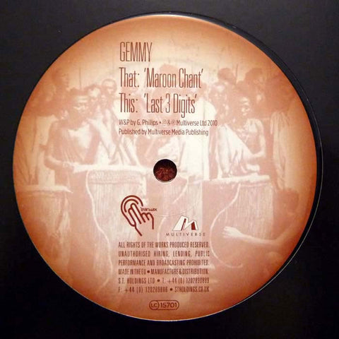 Gemmy - Maroon Chant 12" Earwax EAR014