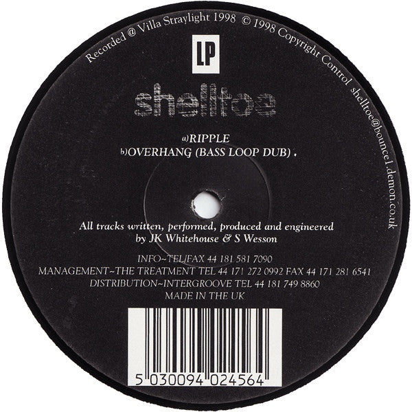 Shelltoe - Wet Wool EP 2x12" Low Pressings LP 015