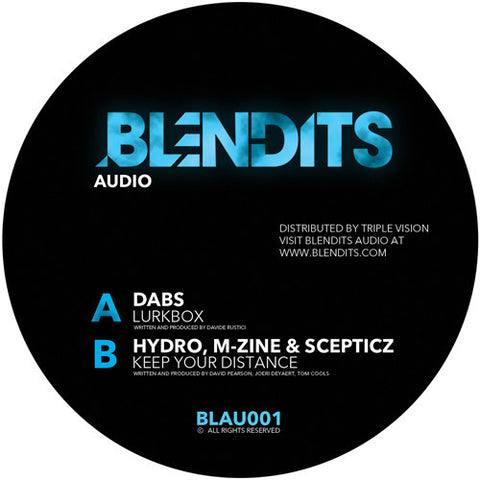 Dabs / Hydro, M-Zine & Scepticz ‎– Lurkbox / Keep Your Distance Blendits Audio ‎– BLAU001