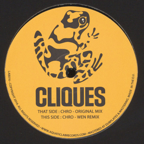 Cliques - Chro - Aquatic Lab ‎– LAB016