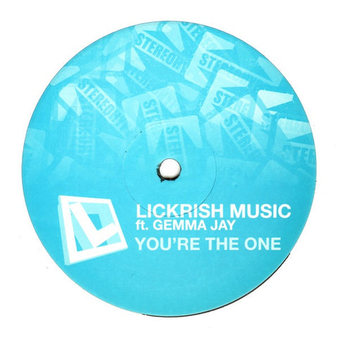Lickrish Music, Gemma Jay - You're The One Stereohype Recordings SH009