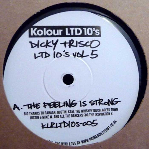 Dicky Trisco ‎– LTD 10’s Vol. 5 10" Kolour LTD 10's ‎– VOL 5, KLRLTD10s-005