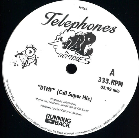 Telephones ‎– Vibe Remixes Running Back ‎– RB063