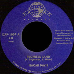 Naomi Davis / Sugarman & Co - Promised Land 7" Daptone Records ‎– DAP-1007