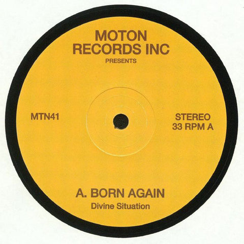 Divine Situation ‎– Born Again - Moton Records Inc ‎– MTN41
