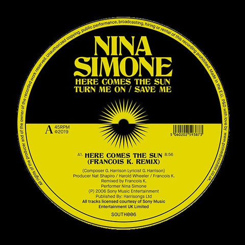 Nina Simone ‎– Remixes - South Street ‎– SOUTH006