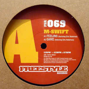 M-Swift ‎– Feeling 12" Freestyle Records - FSR 069