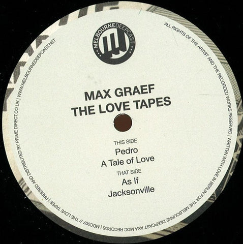Max Graef - The Love Tapes -  Melbourne Deepcast MDC007