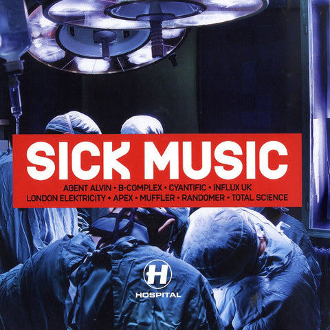 Various ‎– Sick Music - Hospital Records ‎– NHS154LP