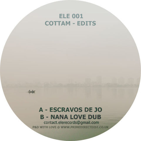 Cottam ‎– Edits - Ele Records ‎– ELE 001