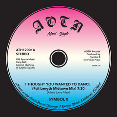 Symbol 8 ‎– I Thought You Wanted To Dance - Athens Of The North ‎– ATH12001
