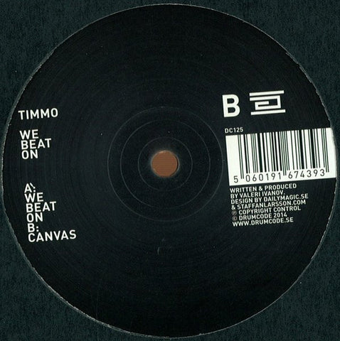 Timmo ‎– We Beat On 12" Drumcode ‎– DC125