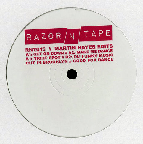 Martin Hayes - Martin Hayes Edits - Razor N Tape ‎– RNT015