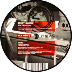 Fred V + Grafix / Lung ‎– Sick Music 3 - Hospital Records ‎– NHS221T