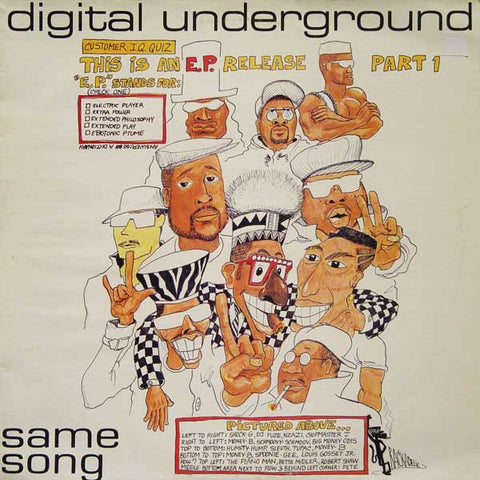 Digital Underground - Same Song 12" Big Life BLR 40T