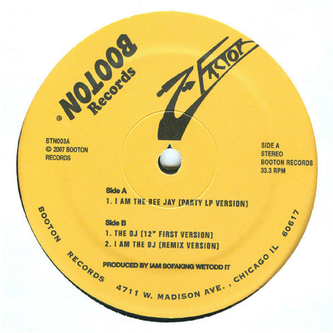 Z-Factor ‎– I Am The Dee Jay - Booton Records ‎– BTN003