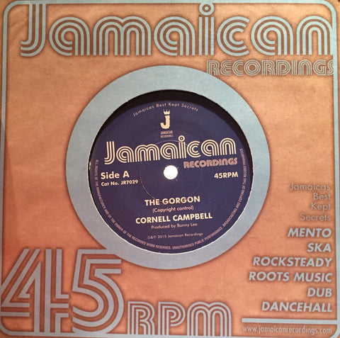 Cornell Campbell ‎– The Gorgon 7" Jamaican Recordings ‎– JR7029