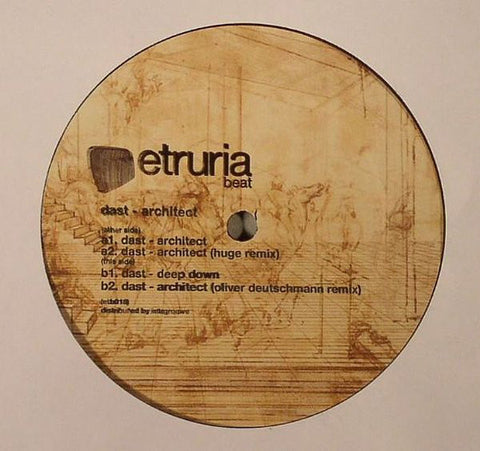 Dast ‎– Architect 12" Etruria Beat ‎– etb018