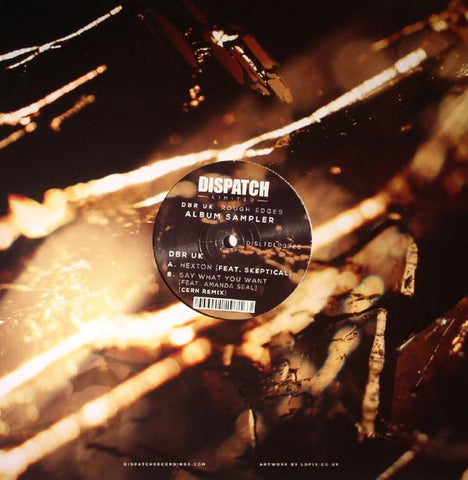 DBR UK ‎– Rough Edges Album Sampler Dispatch Recordings ‎– DISLTDLP002S