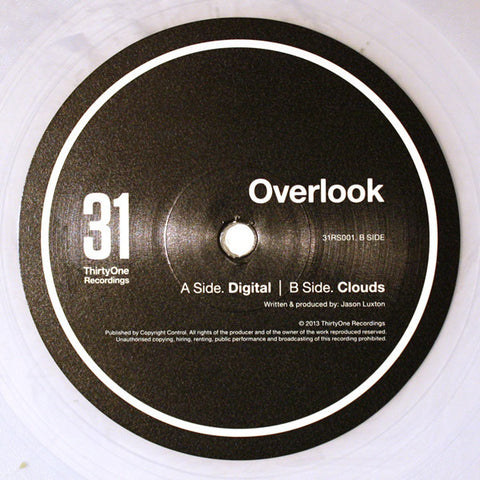Overlook - Digital / Clouds 12" 31 Records ‎– 31RS001