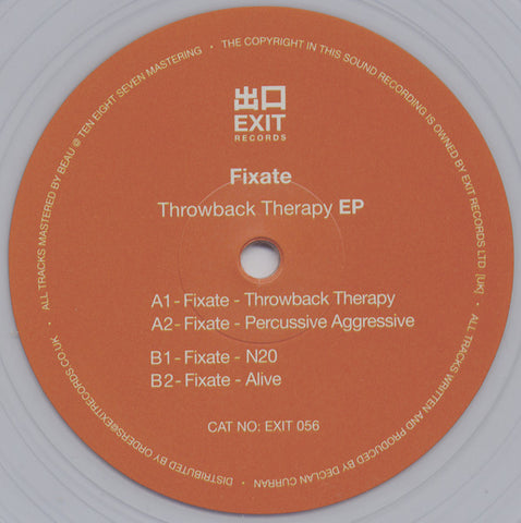 Fixate - Throwback Therapy EP Exit Records - EXIT 056