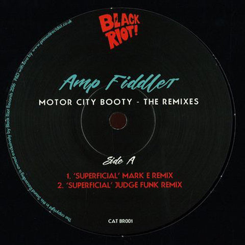 Amp Fiddler ‎– Motor City Booty - The Remixes 12" Midnight Riot Recordings ‎– BR001