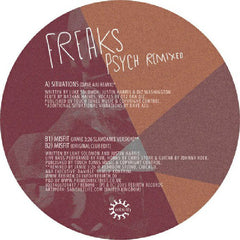 Freaks ‎– Psych Remixed 12" Rebirth ‎– REB098