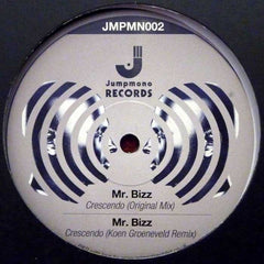 Mr. Bizz ‎– Crescendo 12" Jumpmono Records ‎– JMPMN002