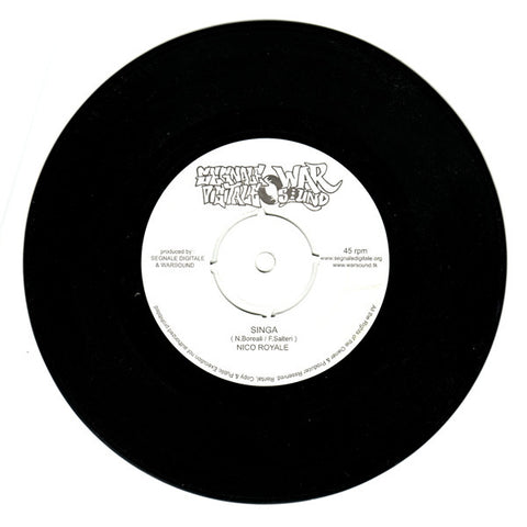 Nico Royale / Karkadan - Singa / Ana Tunzi Remix 7" Warsound, Segnale Digitale