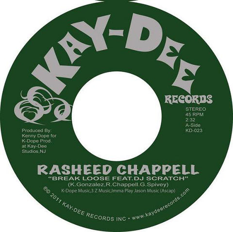 Rasheed Chappell ‎– Break Loose - Kay-Dee Records ‎– KD-023
