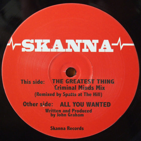 Skanna ‎– All You Wanted 12" Skanna ‎– SKANNA 08