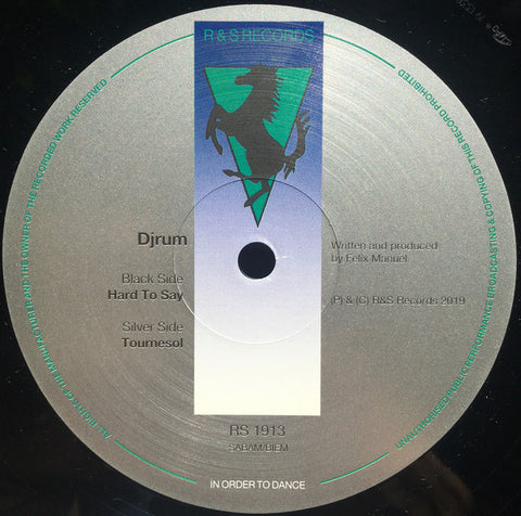 Djrum ‎– Hard To Say / Tournesol - R & S Records ‎– RS1913