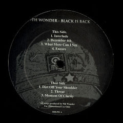 9th Wonder vs Jay-Z ‎– Black Is Back – BIBLP01 PROMO