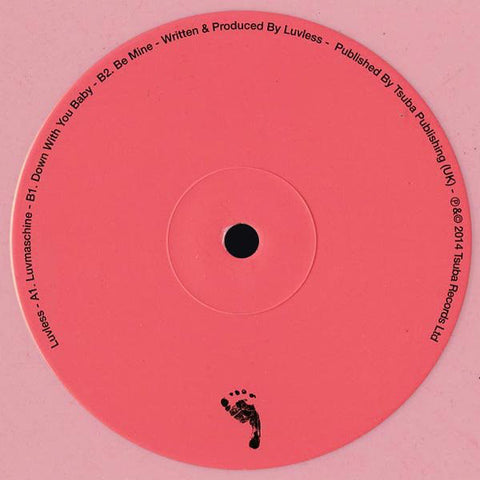 Luvless ‎– Luvmaschine 12" Tsuba Records ‎– Tsuba073 (2014 Pink Vinyl)