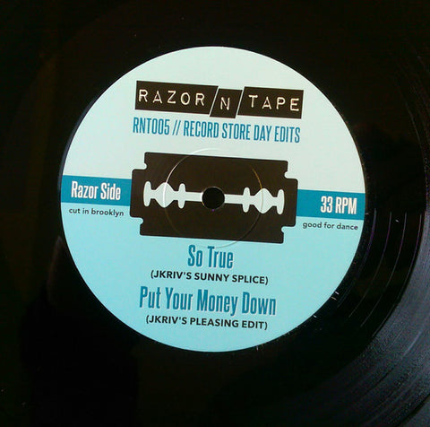 JKriv ‎– Record Store Day Edits - REPRESS - Razor N Tape ‎– RNT005