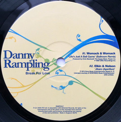 Danny Rampling - Break For Love - ITH Records ‎– RAMP01LP1