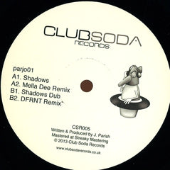 Parjo01 - Shadows EP 12" Club Soda Records CSR005