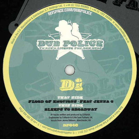 D1 - Flood Of Emotions 12" Dub Police DP048