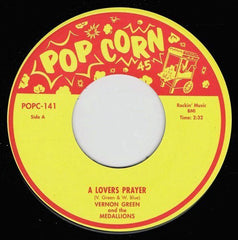 Vernon Green & The Medallions ‎– A Lover's Prayer / Shedding Tears For You - Popcorn - POPC-141