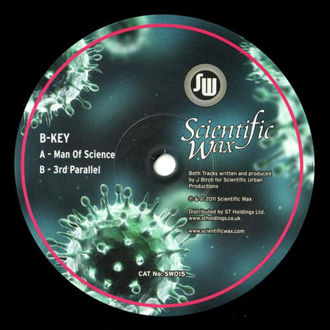 B-Key - Man Of Science / 3rd Parallel 12" SW015 Scientific Wax
