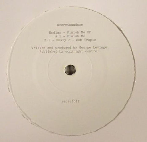 Endian ‎– Finish Me EP - Secretsundaze ‎– secret017