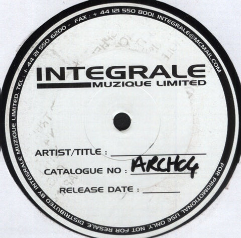 Mike Wade - Regaining Control 12" Archetype Records ARCH004