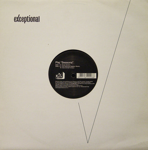 Plej ‎– Seasons 12" Exceptional ‎– EXEC25