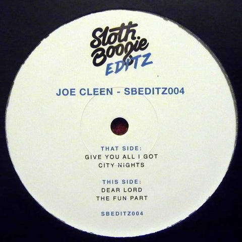 Joe Cleen ‎– SBEDITZ004 - SlothBoogie Editz ‎– SBEDITZ004
