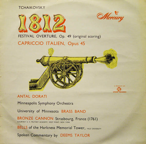 Tchaikovsky - 1812 12" Mercury MRL 2514