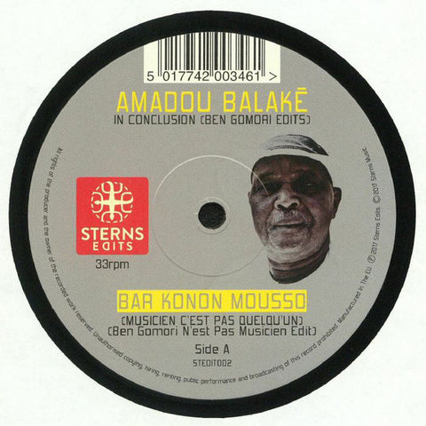 Amadou Balake ‎– In Conclusion Sterns Edits ‎– STEDIT002