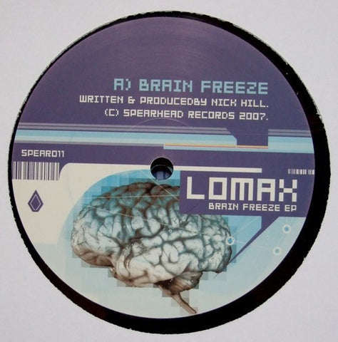 Lomax - Brain Freeze EP 2x12" Spearhead Records SPEAR 011