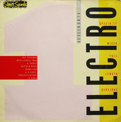 Various Artists - Street Sounds Electro 1 12" ELCST1 Street Sounds